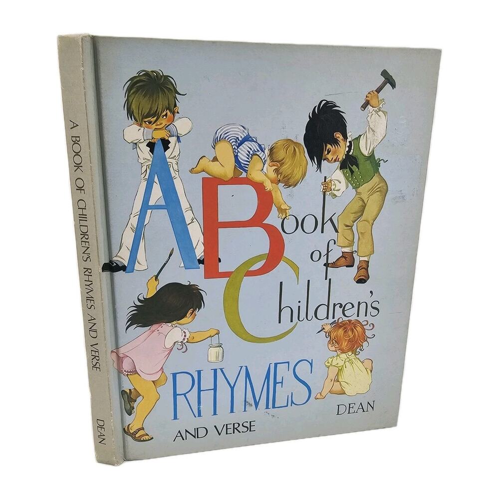 Vintage 70s ABC A Book of Children's Rhymes and Verse Grahame-Johnstone w/ ERROR